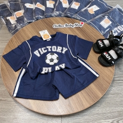 T754-Bộ cộc cotton chữ Play viền (11.30kg)