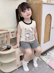 G891-Bộ cotton SN Kitty q caro (10.18kg)