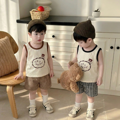 T695-Bộ balo cotton gấu Hey boys (08.16kg)