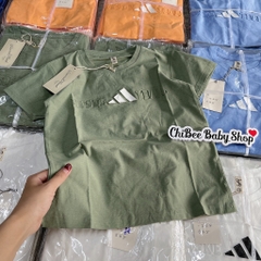 A437-Áo cộc cotton XK logo nổi (12.36kg)