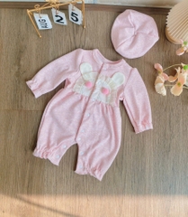 BD144-Body dài thỏ hồng kèm mũ (03.10kg)