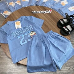 T753-Bộ cộc cotton Shin số 23 xanh (11.30kg)