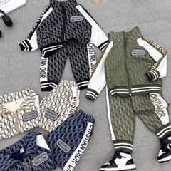 T220-Set bộ áo khoác quần dài da cá dior
