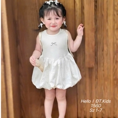 V409-Váy cotton SN nơ bí phồng (10.22kg)