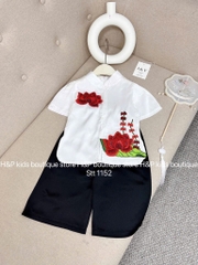 G332-Set áo quần bà ba hoa sen 20S1-10
