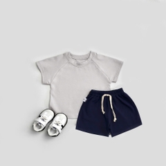 Q150-Quần đùi cotton zip rút dây