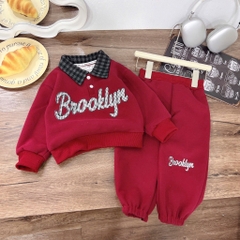 T490-Set nỉ 2 da cổ caro (09.17.379)