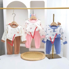 B458-Bộ nỉ nhung hoạ tiết QC (09.19kg)