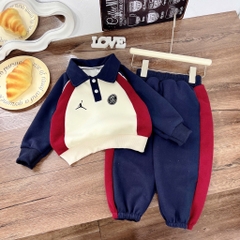 T489-Set nỉ 2 da phối polo (08.18.379)