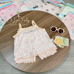 B384-Bộ 2 dây cotton lụa 2 nơ (07.16.243)