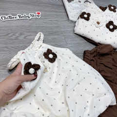 G903-Set cổ yếm bi nâu cv xoè (18.25kg)