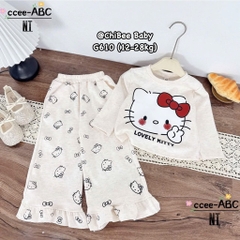 G610-Bộ dài lông thỏ Kitty (12.28.290)