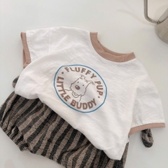 T725-Bộ cún cotton xước quần kẻ (06.16kg)