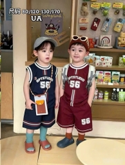 T743-Bộ SN cotton xịn UA số 56 than (11.22kg)