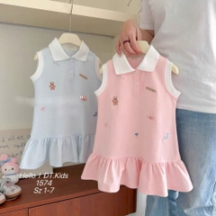 V414-Váy polo cotton SN viền xanh (08.20kg)