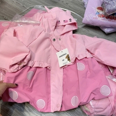 K126-Áo gió lỳ lót lông heo hồng (13.32kg)