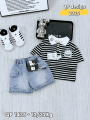 T549-Set gấu kẻ polo q jean hộp (10.28kg)