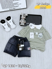 T549-Set gấu kẻ polo q jean hộp (10.28kg)