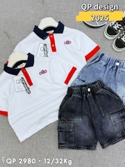 T550-Set polo Alo phối q jean xanh  (11.28kg)