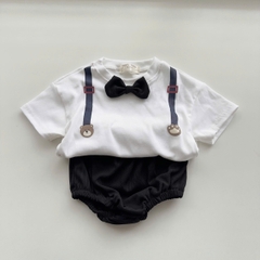 BD134-Set áo tăm quần chip kèm nơ (03.13kg)