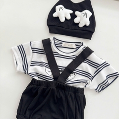 BD136-Set áo kẻ quần chip dây kèm mũ (03.13kg)