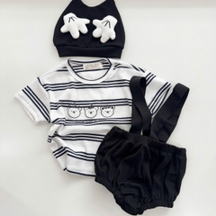 BD136-Set áo kẻ quần chip dây kèm mũ (03.13kg)