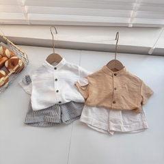 T553-Áo smi trắng đũi quần kẻ (05.14kg)