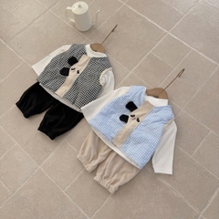 T554-Set 3 món cún gile kẻ (06.14kg)