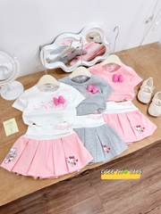 G724-Set Kitty thun crop váy ngắn (08.30kg)