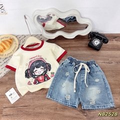 G726-Set bé dâu cotton q jean ngố (14.33kg)