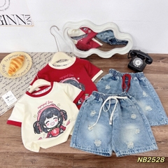 G726-Set bé dâu cotton q jean ngố (14.33kg)