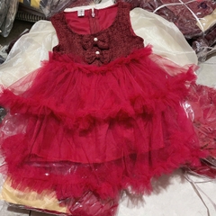 V337-Set áo kem váy dạ lưới Nhí S1/5 (7-11kg)