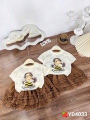 G733-Set áo ren bé cv nâu đũi (10.30kg)