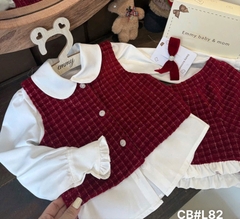 G735-Set smi dài gile quần dạ đỏ (10.28kg)