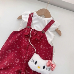 BD155-Set áo balo jum quần Kitty đỏ (06.16kg)