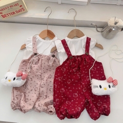 BD155-Set áo balo jum quần Kitty đỏ (06.16kg)