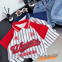 T572-Set polo kẻ chữ q jean (10.27kg)