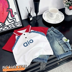 T573-Set polo Alo viền q jean (08.28kg)