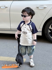 T573-Set polo Alo viền q jean (08.28kg)