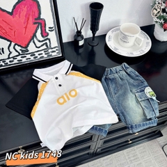 T573-Set polo Alo viền q jean (08.28kg)