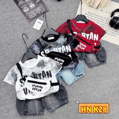 T574-Set áo đen xích M q hộp túi (07.24kg)