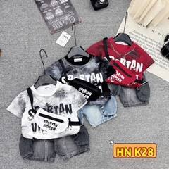 T574-Set áo đen xích M q hộp túi (07.24kg)