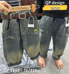 Q293-Quần baggy bụi rách 2 túi (12.28kg)