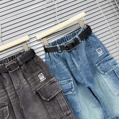 Q296-Quần baggy túi rách logo H (26.50kg)