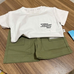 T582-Set áo thun túi chữ q kaki lửng (10.20kg)