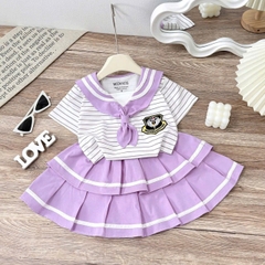 G752-Set áo thuỷ thủ cv xoè cotton xịn (22.42kg)