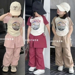 G762-Set áo zip q xuông thô mềm Hồng (16.30kg)