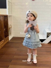 V376-Váy Kitty SN bò giấy chữ A (08.20kg)