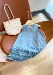 V376-Váy Kitty SN bò giấy chữ A (08.20kg)