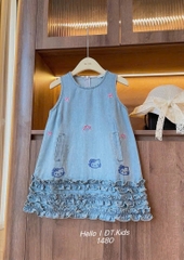 V376-Váy Kitty SN bò giấy chữ A (08.20kg)